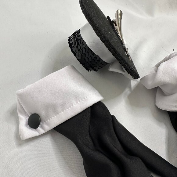 Silver Sequin Collared Tutu - Picture 8 of 8